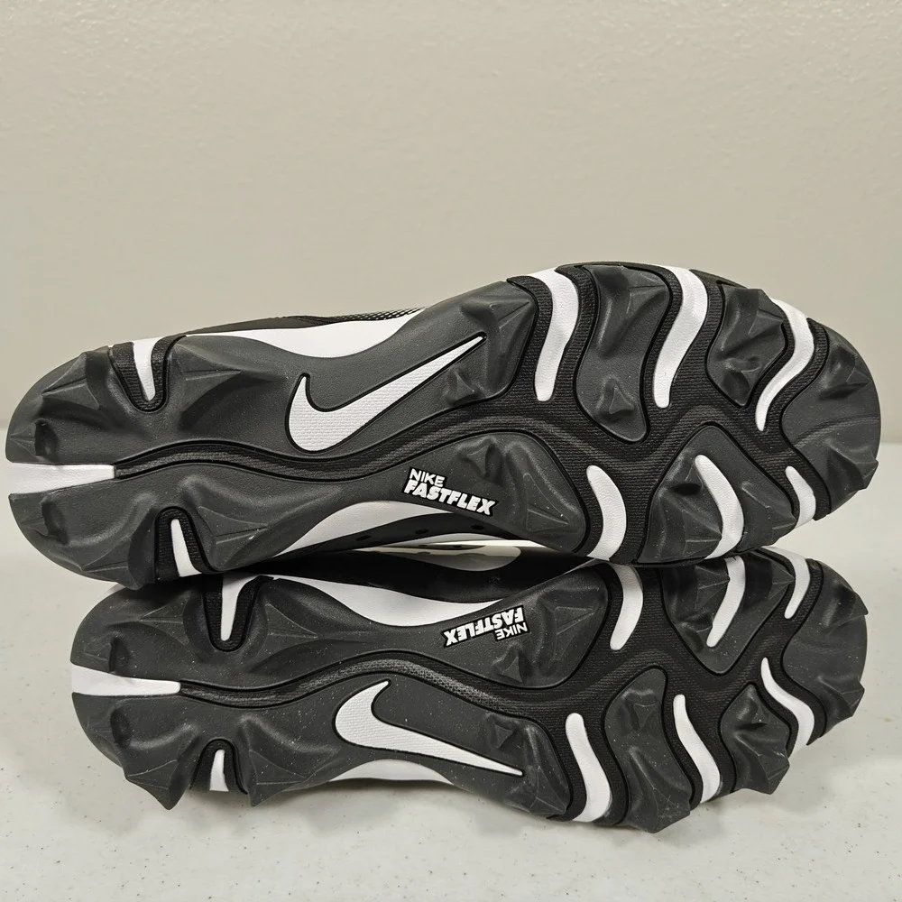 Nike Alpha Huarache Keystone 4 Baseball Cleats Men's 11 Black Grey DJ6524-011